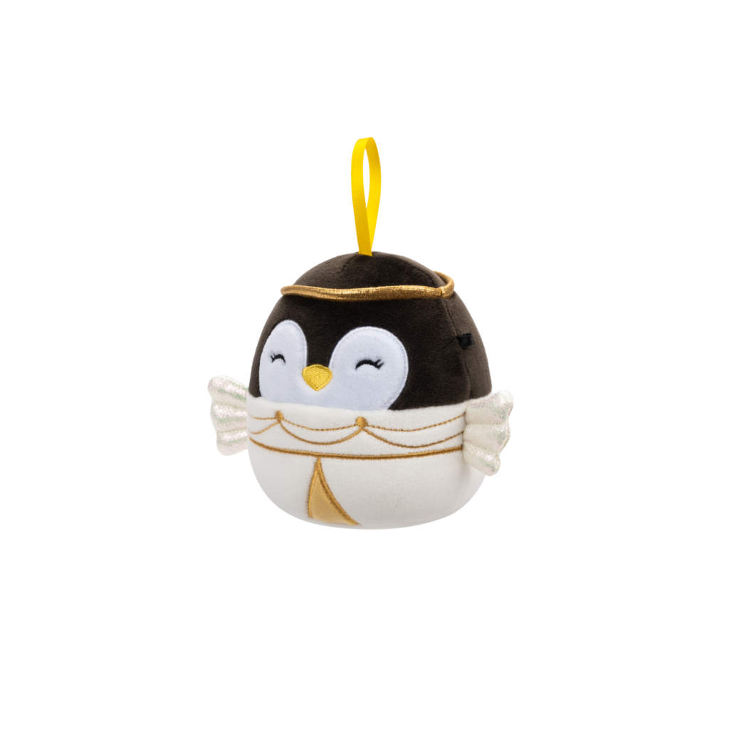 Squishmallows Luna the Christmas Penguin Ornament