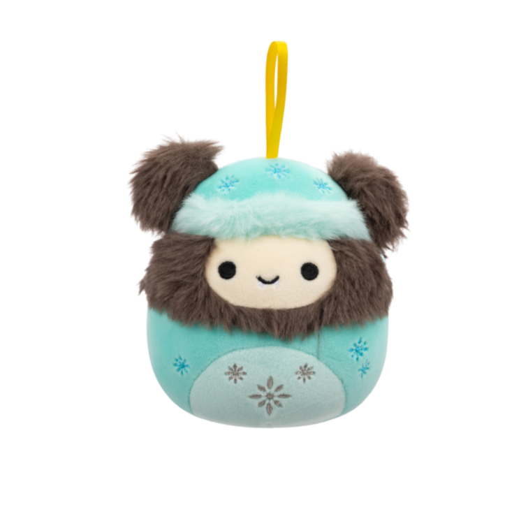 Squishmallows Rilo the Brown Christmas Yeti Ornament