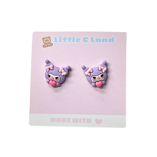 kuromi earrings