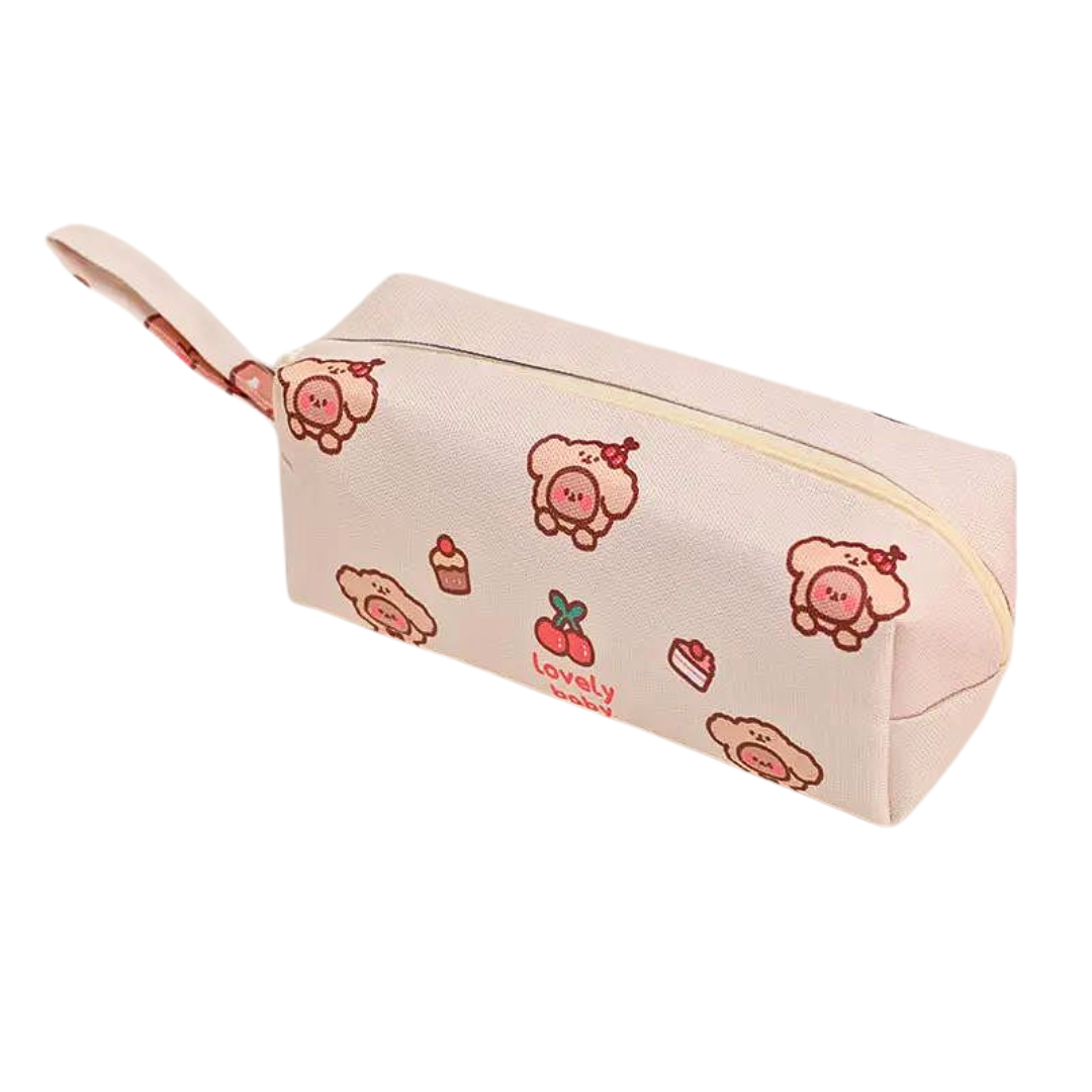 Mr. Bear Cherry Cake Pencil Case - Little C Land