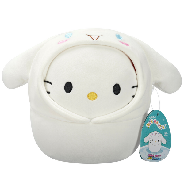 Squishmallows Sanrio Hello Kitty in Cinnamoroll Hoodie